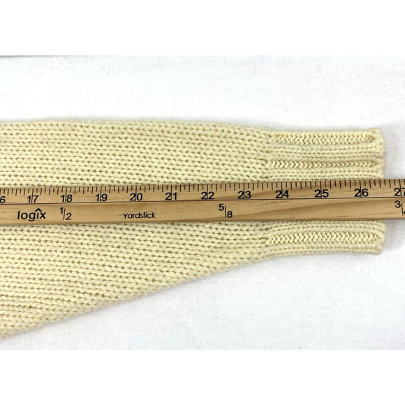 Laura Scott Womens Turtleneck Sweater Size Small Cream Plaid Preppy Wool Blend‎ - Picture 9 of 11